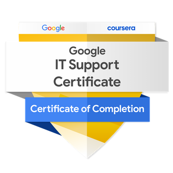 Google IT Support Professional Certificate Badge